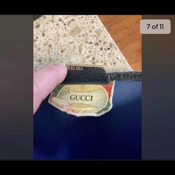 Vintage 1980’s Gucci blue tote great shape - Picture 10 of 10